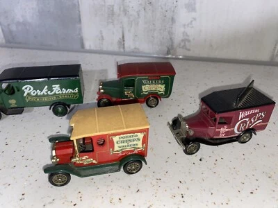 Lledo Promotional Model Pork Farms Walkers Crisps X 4 - Image 1 of 4