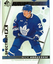 2022-23 SP AUTHENTIC NICK ABRUZZESE FUTURE WATCH SPECTRUM UNSCRATCH LEVEL 1 S-56