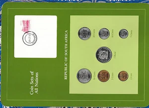 Coin Sets of All Nations South Africa UNC 1 Rand 1983 1,2,5,10,20,50 cents 1984 - Picture 1 of 4