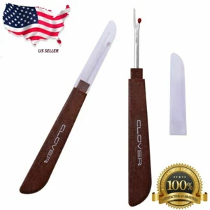Clover Seam Ripper Sharp STEEL TIP PREMIUM QUALITY with Safety Lid US Seller - Picture 1 of 6