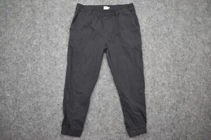 Levis Jogger Pants Youth Medium Black Tapered Leg Elastic Waist Pockets Teens - Picture 1 of 10