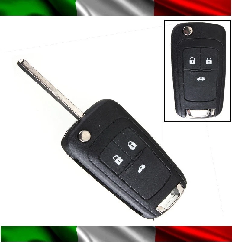 COVER CHIAVE GUSCIO CHEVROLET CRUZE 3 TASTI KEY SHELL TELECOMANDO SCOCCA