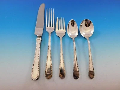 Juego de cubiertos Winslow by Kirk de plata de ley para 12 servicio 64 piezas Foto 1 de 4