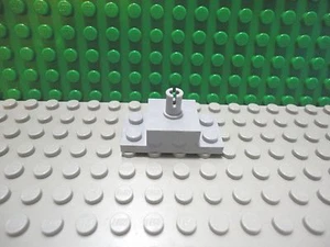Lego 1 Light Bluish Gray 2x4 brick plate with 1 pin helicopter mount NEW - Picture 1 of 1