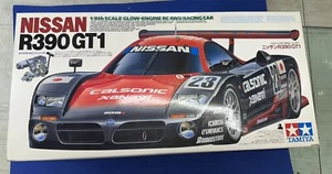 Tamiya 44007 Nissan R390 GTI 1/8 TGX Scale Glow Engine RC Car. - Picture 1 of 11