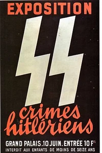 WW2 - Photo - Affiche - Exposition sur les crimes hitlériens - Bild 1 von 1