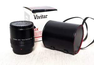 VIVITAR JAPAN 3x TELECONVERTER lens for Pentax K PK SLR DSLR fit - Picture 1 of 1