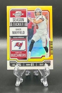 2023 Contenders Optic Baker Mayfield Orange Prizm SP/50 Buccaneers Browns #53 - Foto 1 di 2