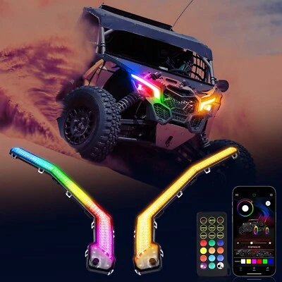 RGB LED Fang Accent Light For Can Am Maverick X3 XDS XRS Max Turbo R 2017-2023 - Image 1 of 4