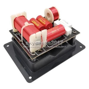 2 Stück SP60 Hoch-Nieder Lautsprecher Frequenzteiler Frequenzweiche Filter mit Anschlussdose - Bild 1 von 7