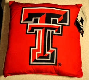 NorthWest Texas Tech 11” x 11” Decorative 100% Polyester Pillow New with Tags - Picture 1 of 4