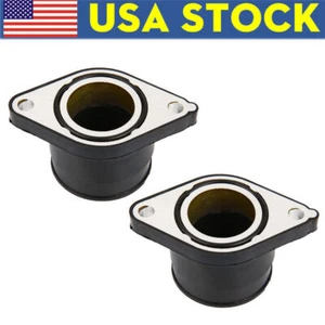 2x Intake Manifold Carburetor Boot Interface Joint Rubber For Yamaha TT600 XT600 - Picture 1 of 11