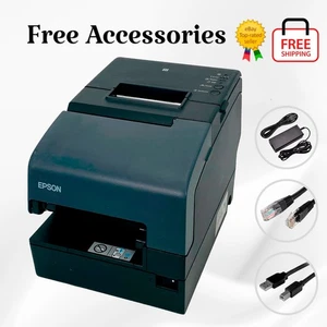 NEUWERTIG! Epson TM-H6000V Thermo-Bondrucker mit Mikrofon & Endorser USB Ethernet - Bild 1 von 13