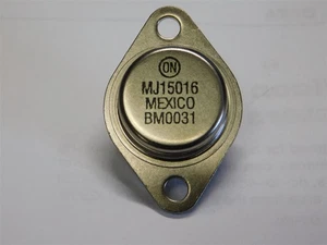 ON Semiconductor Previously Motorola MJ15016 15A 120VDC Silicon Power Transistor - Picture 1 of 1