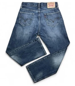 Levis 505 Jeans Mens 31x30 Blue Denim Straight Fit Medium Wash Classic Pants - Picture 1 of 8
