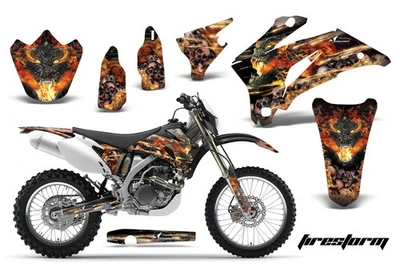 Calcomanías adhesivas gráficas para Yamaha WR250F 07-14 WR450F 07-11 FIRESTORM K Foto 1 de 2