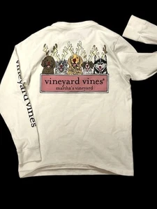 Vineyard Vines Reindeer Dog Shirt Boys Sz S 8-10 - Picture 1 of 3