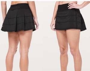 Lululemon pace rival skirt black size 2 - Picture 1 of 5