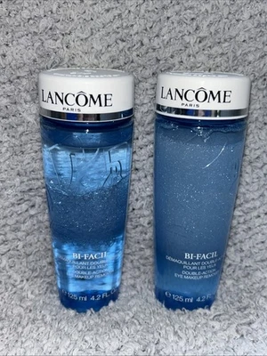 2 x Lancome Bi-Facil Double Action Eye Makeup Remover 4.2oz/125ml=250ml. - Image 1 of 4