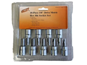 10Pc 3/8'' Drive Metric Hex Bit Socket Set - Bild 1 von 1