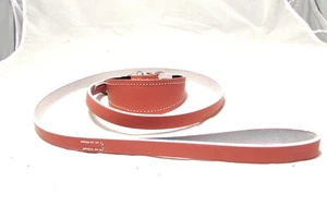 Whippet collar and lead in pink leather. - Picture 1 of 5