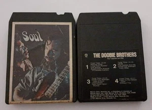 Vintage 1970's War Greatest Hits + Doobie Bros 2 8-Track Tape Set VG Cond - Foto 1 di 2