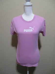 Puma Women's Size L Solid Lavender Short Sleeve Athletic T-Shirt EUC - Picture 1 of 5