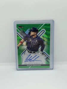 2022 Topps Finest Finest Auto Green Refractor /99 Austin Meadows #FA-AM Auto - Picture 1 of 1