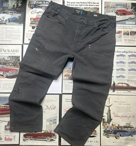 Pantalones Ariat Rebar Para Hombre 40x30 SE ADAPTA A 33x31 M7 Delgados Pierna Recta Gris Carga - Imagen 1 de 12
