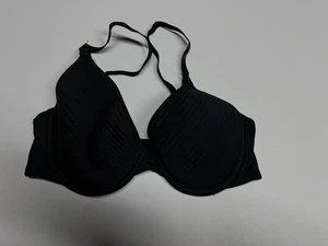 auden 34d BH schwarz leicht gefüttert Cover Demi Bügel BH - Bild 1 von 3