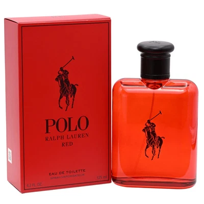 POLO ROJO por Ralph Lauren 4.2 OZ Colonia EDT para hombres spray nuevo en caja Foto 1 de 4