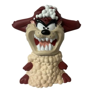 Vintage 1997 Looney Tunes 7.5" Taz Tasmanian Devil Bubble Bath Bottle Empty - Imagen 1 de 14