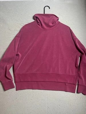 Pullover de cuello alto Lululemon Softstreme para mujer talla 8 rosa suave Foto 1 de 4