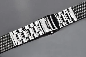 Bracciale maglia ARAGON 22MESH-AS lucido 22 mm - Foto 1 di 1