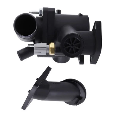 Thermostat Housing & Thermostat for Jaguar XJ8L/XJ/S-Type R 2003-2005 AJ89485 - Image 1 of 4