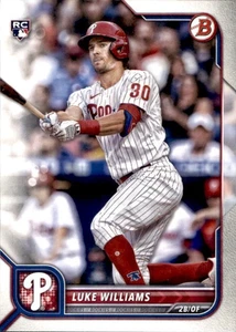 LOT OF 5 2022 BOWMAN BASE PAPER ROOKIE #11 LUKE WILLIAMS PHILLIES RC - Bild 1 von 2
