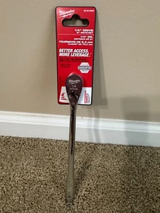 Milwaukee 48-22-9005 1/4" Dr. 9in. Ratchet w/ 4 Arc Swing - Picture 1 of 2