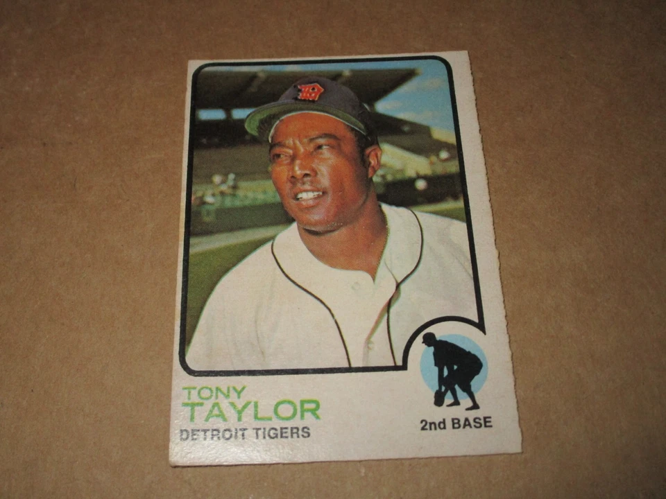 1973 CANADIAN O-PEE-CHEE BASEBALL #29 TONY TAYLOR DETROIT TIGERS - Image 1 of 1