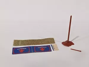 Timpo Fort Sahara Desert Fort Flag & Flag Pole Damaged - Bild 1 von 4