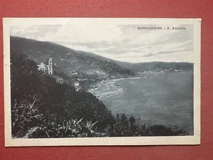 Cartolina - Bordighera - S. Ampelio - 1925 - Picture 1 of 2