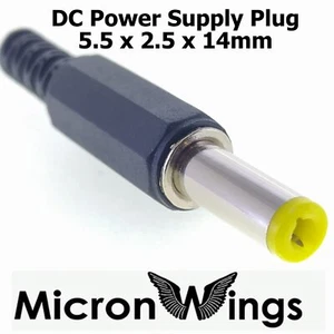 DC Power Supply Plug 5.5 x 2.5 x 14mm - Picture 1 of 5