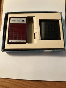 Vintage Electra 6 Transistorradio Super Heterodyne komplett in Box mit Anleitung - Bild 1 von 6
