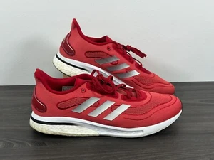 Adidas Supernova Herren Größe 11 Laufschuhe Power Rot Silber Metallic Boost - Bild 1 von 13
