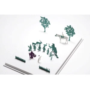 TERADA MOKEI 1/100 ARCHITECTURAL MODEL ACCESSORIES SERIES No.43 Snow White - Picture 1 of 6