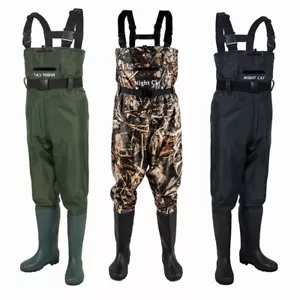 Fishing Chest Waders for Men with Bootfoot Waterproof Mens Womens Wader Fishing - Picture 1 of 17