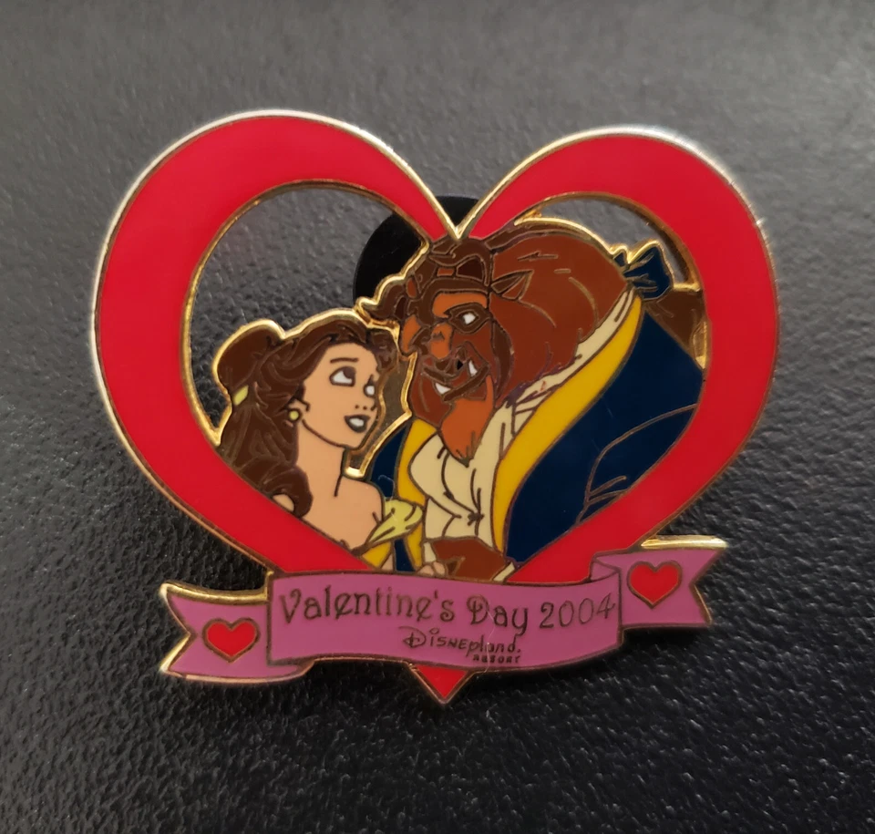 DLR - Pin Corazón de San Valentín (Bella y la Bestia) LE 1500 Foto 1 de 2