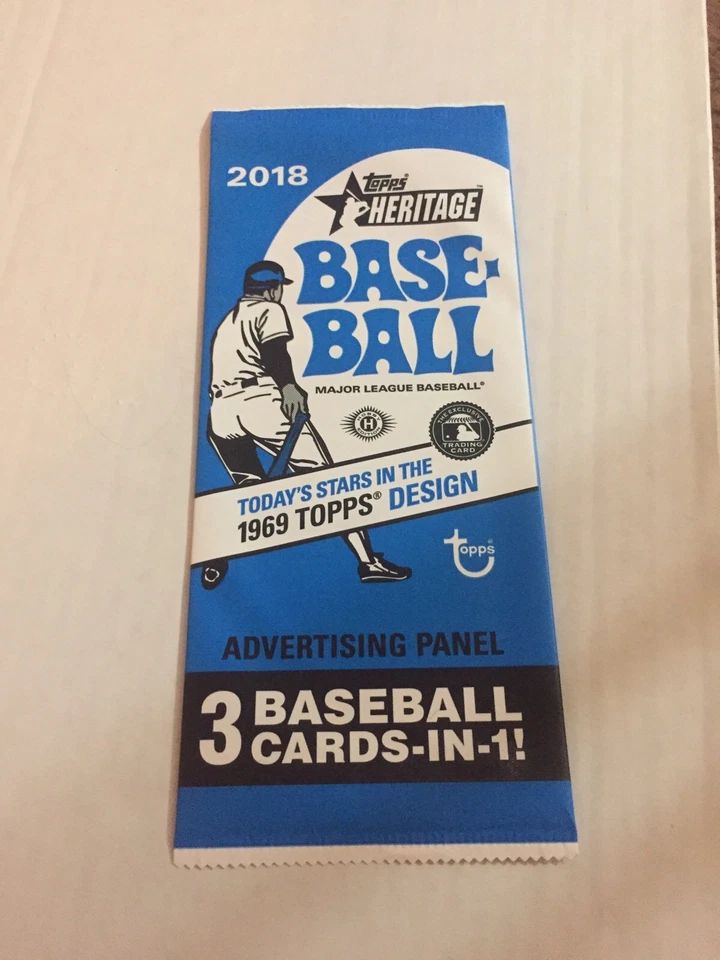 2018 Topps Heritage Advertising Panel Boxtopper - Image 1 of 1