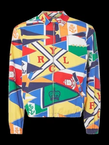 Chaqueta Polo Ralph Lauren - RLYC Sailing RL67 Yacht Club Regata Banderas Allover - M - Imagen 1 de 8