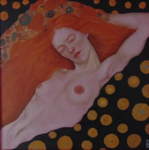 original oil painting female nude erotic - Picture 1 of 6