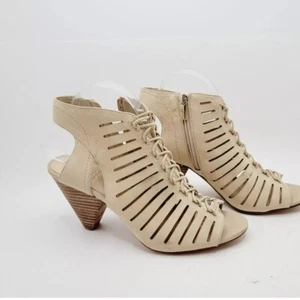 NIB Vince Camuto Womens Evalan Cage Sandal Bootie Shoes, Shell, US 11 - Picture 1 of 9